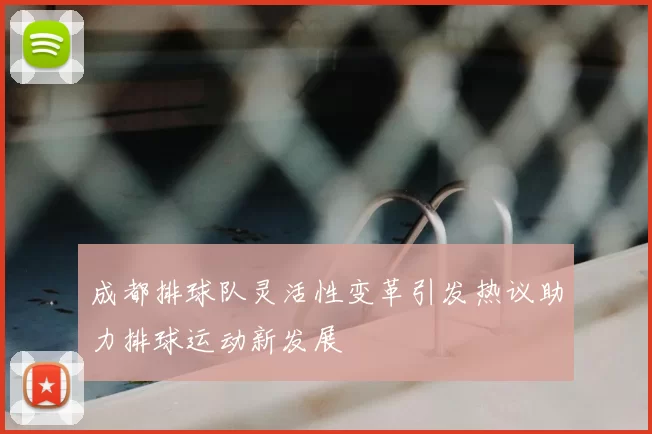 成都排球队灵活性变革引发热议助力排球运动新发展