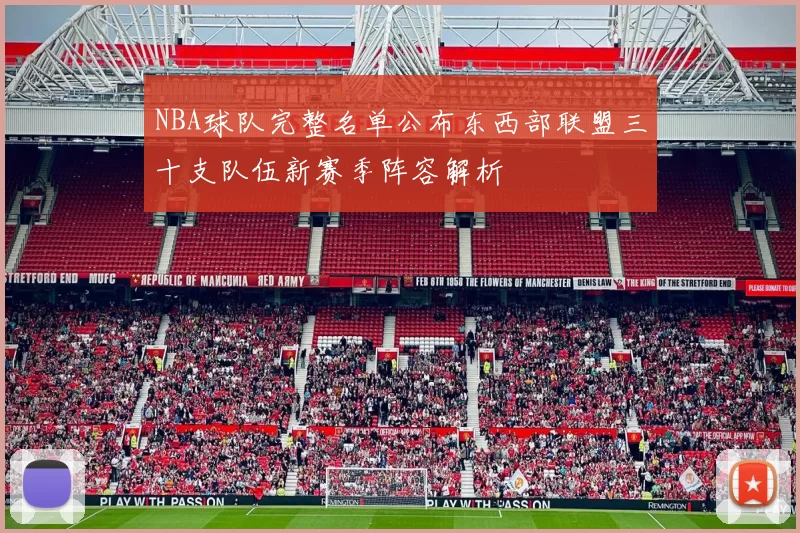 NBA球队完整名单公布东西部联盟三十支队伍新赛季阵容解析