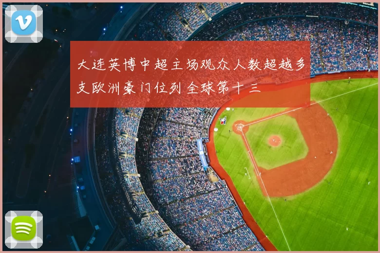大连英博中超主场观众人数超越多支欧洲豪门位列全球第十三