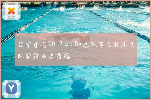 辽宁夺得2012年CBA总冠军击败北京队获得历史首冠